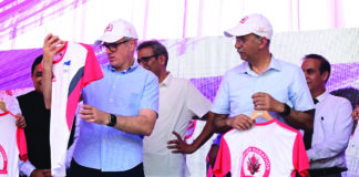 CM Omar unveils official merchandise for Kashmir Marathon 2026 CM Omar, Unveils, Kashmir Marathon 2026, Fish Eye