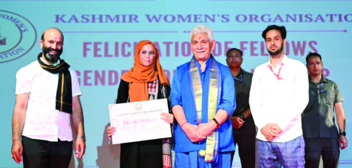 Women’s empowerment, Viksit J&K, Progress of society, LG Sinha, Fish Eye