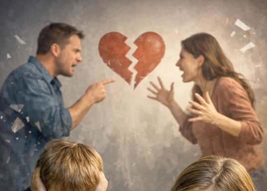 Parental Discord: Consequences That Extend Well Into Adulthood Beyond Childhood, Lasting Effects, Parental Disputes, Fish Eye