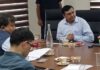CM Omar reviews restoration works on NH-44 CM Omar, Restoration works, NH-44, Fish Eye