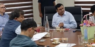 CM Omar reviews restoration works on NH-44 CM Omar, Restoration works, NH-44, Fish Eye