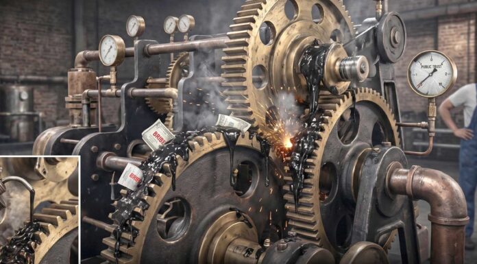 Corruption Is Not the Grease of the Economy—It Is Evidence That the Machine Needs Repair Corruption, Grease , Economy, Machine Needs Repair, Fish Eye